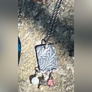 Garnet Hill designer Kristen Mara OOAK Botantical Bloom Necklace